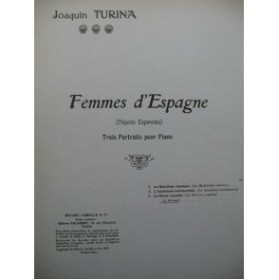 TURINA Joaquin Femmes d'Espagne Piano 1950