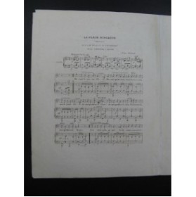 DE LATOUR Aristide La Fleur Discrète Chant Piano 1843