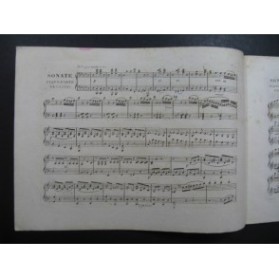 HASLINGER Anton Sonate No 3 Piano 4 mains ca1810