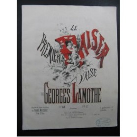 LAMOTHE Georges Le Premier Baiser Chant Piano 1878