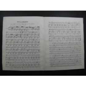HENRION Paul Deux Langages Chant Piano ca1840