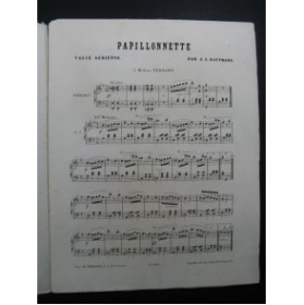 BATTMANN J. L. Papillonnette Piano ca1860