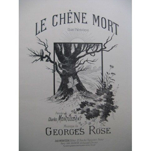 ROSE Georges Le Chêne Mort Chant Piano
