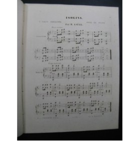 LOUEL Hippolyte Isolina Piano ca1845