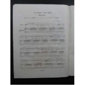 CHERET P. Les Rêves d'une Mère Chant Piano ca1830