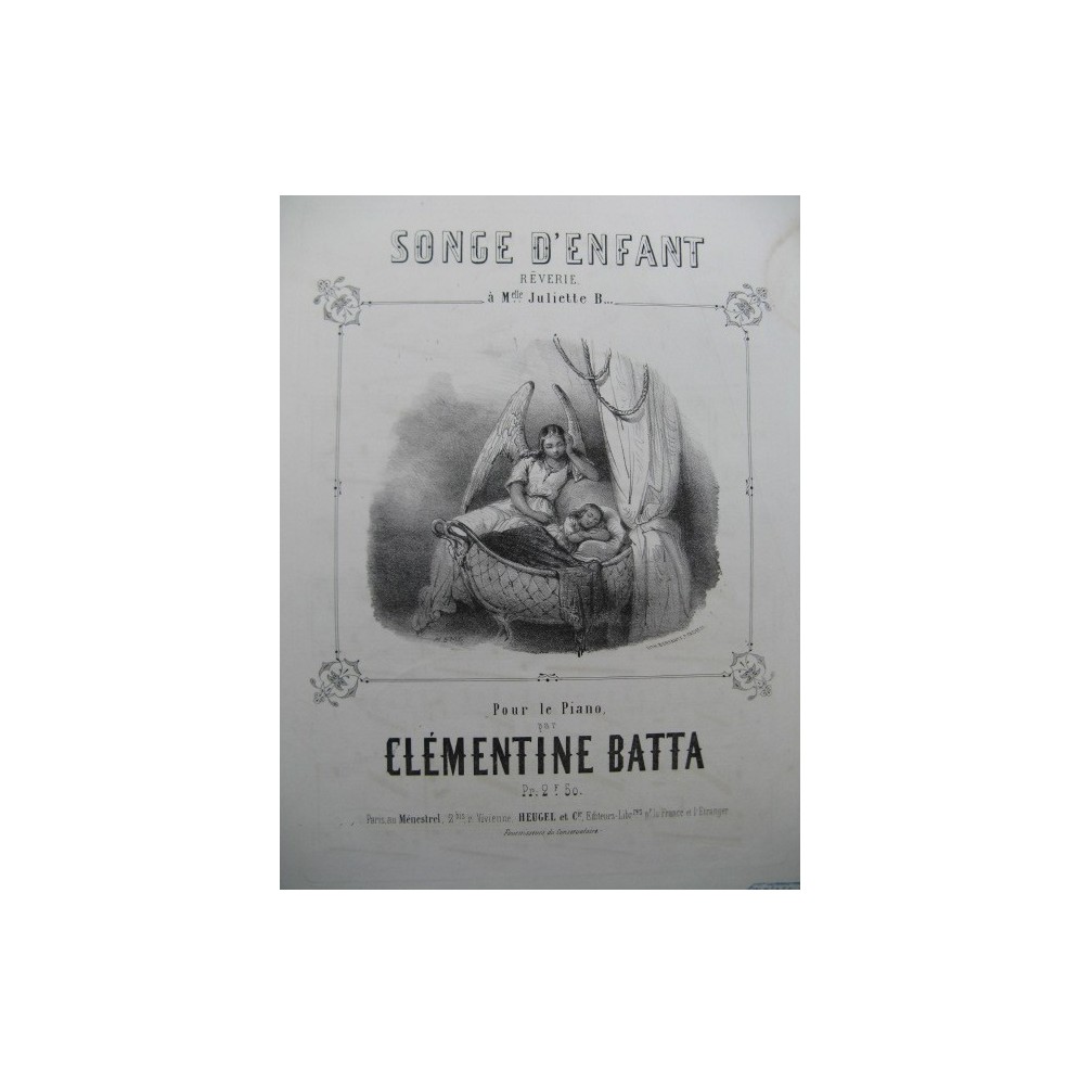 BATTA Clémentine Songe d'Enfant Piano ca1840