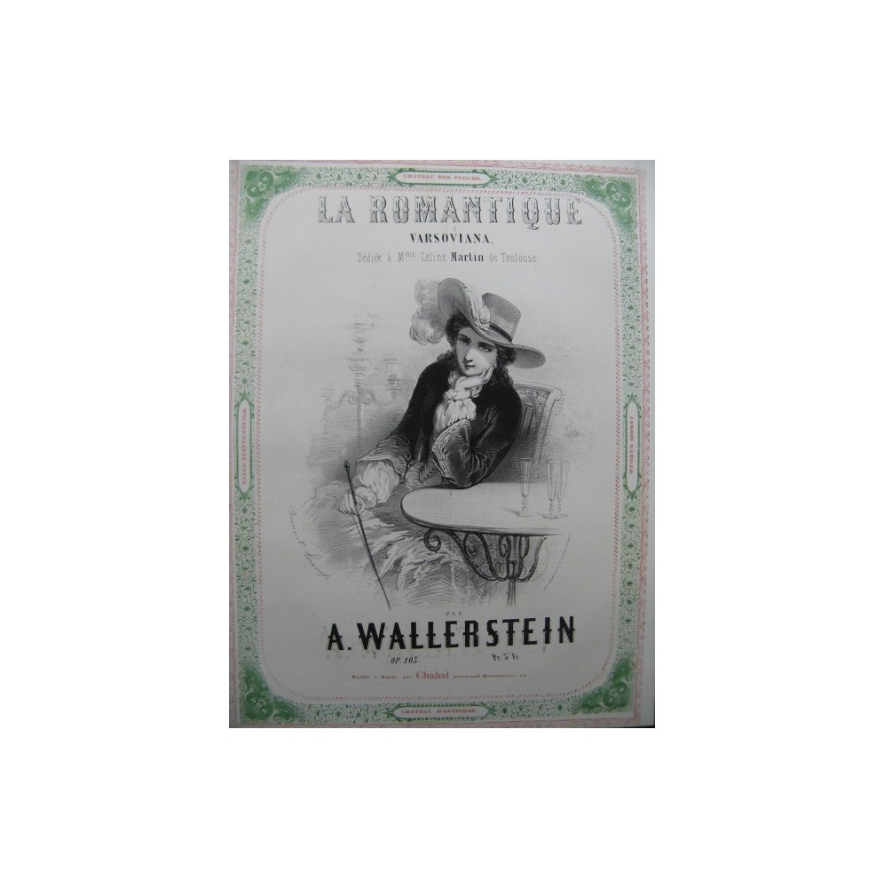 WALLERSTEIN A. La Romantique Piano ca1850