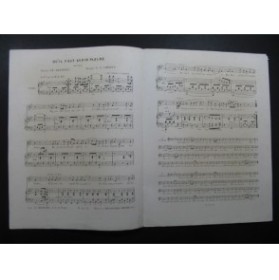 CHERET P. Qu'il Faut Avoir Pleuré Chant Piano ca1850