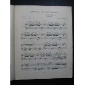 DEBUSSY Claude Rondes de Printemps Piano 4 mains 1910