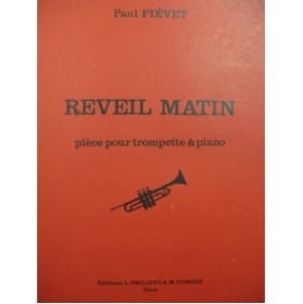 FIÉVET Paul Réveil Matin Piano Trompette 1972