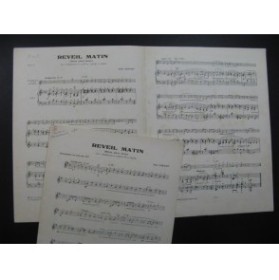 FIÉVET Paul Réveil Matin Piano Trompette 1972