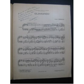 MOREAU Léon Glissando Dédicace Piano 1932