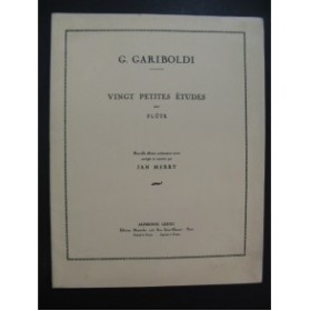 GARIBOLDI G. Vingt Petites Études Flûte 1952