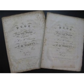 VIOTTI J. B. Six Duos op 5 2e Partie deux Violons ca1830