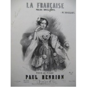 HENRION Paul La Française Polka Piano ca1850