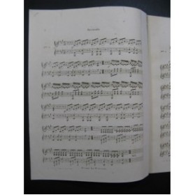 DOS SANTOS D. J. Les Papillons Quadrille Piano 4 mains ca1820