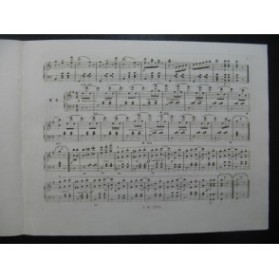 STRAUSS Johann Le Moulin des Tilleuls Piano ca1850
