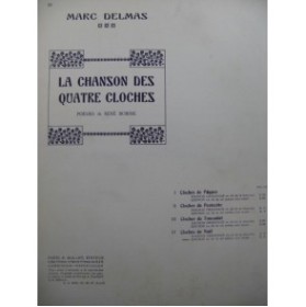 DELMAS Marc Cloches de Noël Chant Piano