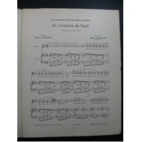 DELMAS Marc Cloches de Noël Chant Piano