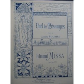 MISSA Edmond Noël des Mésanges Chant Piano ca1896