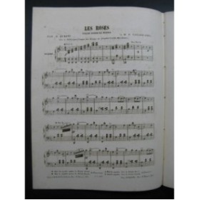 RURINI D. Les Roses Piano ca1855