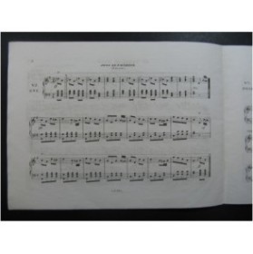 MONIOT Eugène La Boule de Neige Piano ca1850
