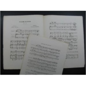 WILD H. Psaume de David Chant Piano ou Orgue XIXe
