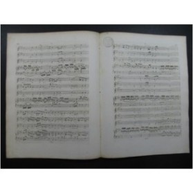 MOZART W. A. Cosi Fan Tutte Terzetto Chant Piano ca1820