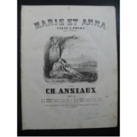ANSIAUX Ch. Marie et Anna Piano ca1850