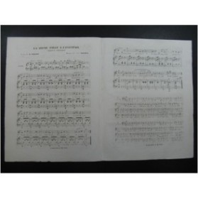ABADIE Louis La Jeune Fille à l'Eventail Chant Piano ca1860