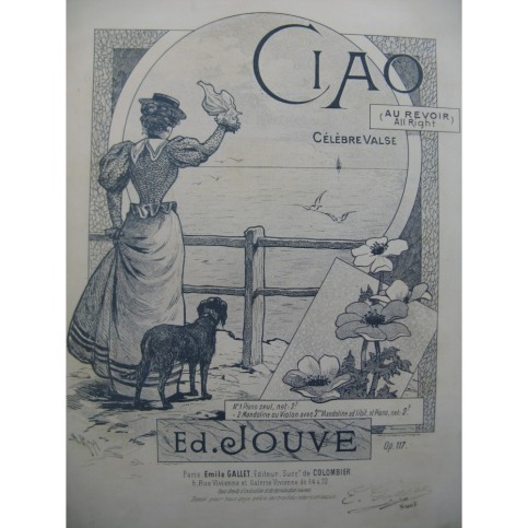 JOUVE Edouard Ciao Piano 1896