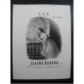 BERTOU Claire Eva Piano ca1855