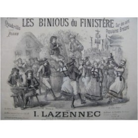 LAZENNEC I. Les Binions du Finistère Piano XIXe siècle