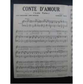 ROSE Vincent Conte d'Amour Chant Piano 1924