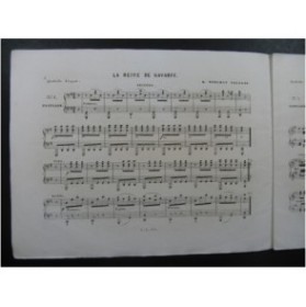 BOHLMAN SAUZEAU Henri La Reine de Navarre Quadrille Piano 4 mains ca1850