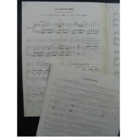 LAIR DE BEAUVAIS Alfred La Lune de Miel Chanson Normande Chant Piano ca1850