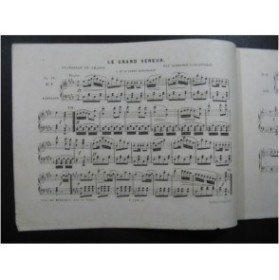 LONGUEVILLE Alphonse Le Grand Veneur Quadrille de Chasse Nanteuil Piano 1853