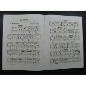 LÖWENSTEIN Fr. La Curieuse Piano 1857