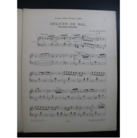 BERNARD Georges Delices de Bal Rêverie Piano 1907