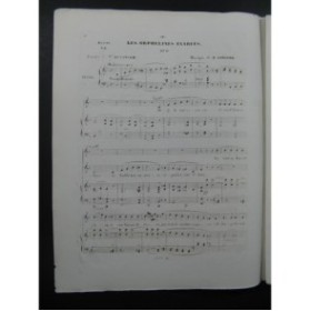 CONCONE Joseph Les Orphelines égarées Chant Piano ca1845