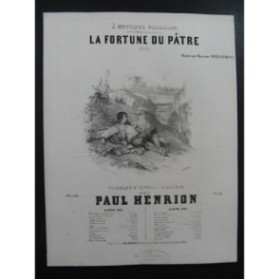 HENRION Paul La Fortune du Pâtre Chant Piano 1846