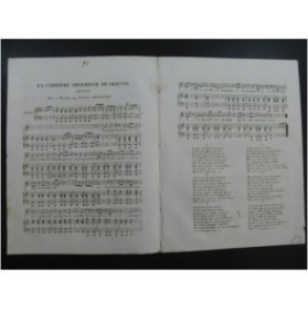 LHUILLIER Edmond La Carrière Amoureuse de Chauvin Chant Piano ca1830