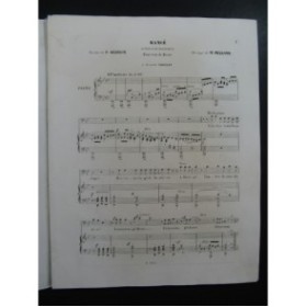 NEULAND W. Rancé Chant Piano ca1845