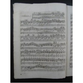 STEIBELT Daniel Trois Sonates op 1 Piano ou Clavecin ca1800