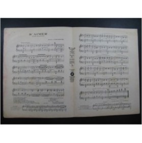 GABAROCHE Gaston S'Aimer Valse Piano 1924