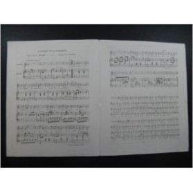 LUTGEN B. L'Enfant et le Papillon Chant Piano 1857