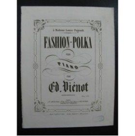 VIENOT Ed. Fashion Polka Piano ca1850