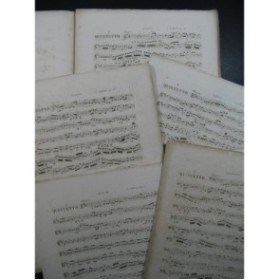 KUHLAU Frédéric Quintette op 51 Flûte Violon Alto Violoncelle ca1830