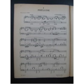 SCRIABINE Alexandre Prélude et Nocturne Piano 1946