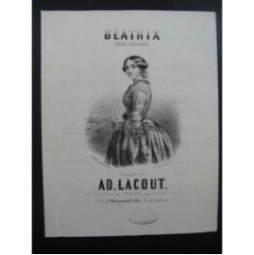 LACOUT AD. Beatrix Piano ca1853